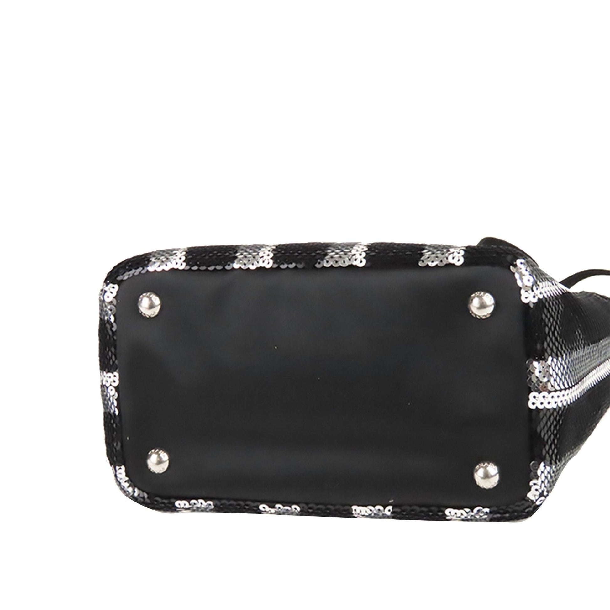 Prada Canapa Sequined Satchel (SHG-22063)