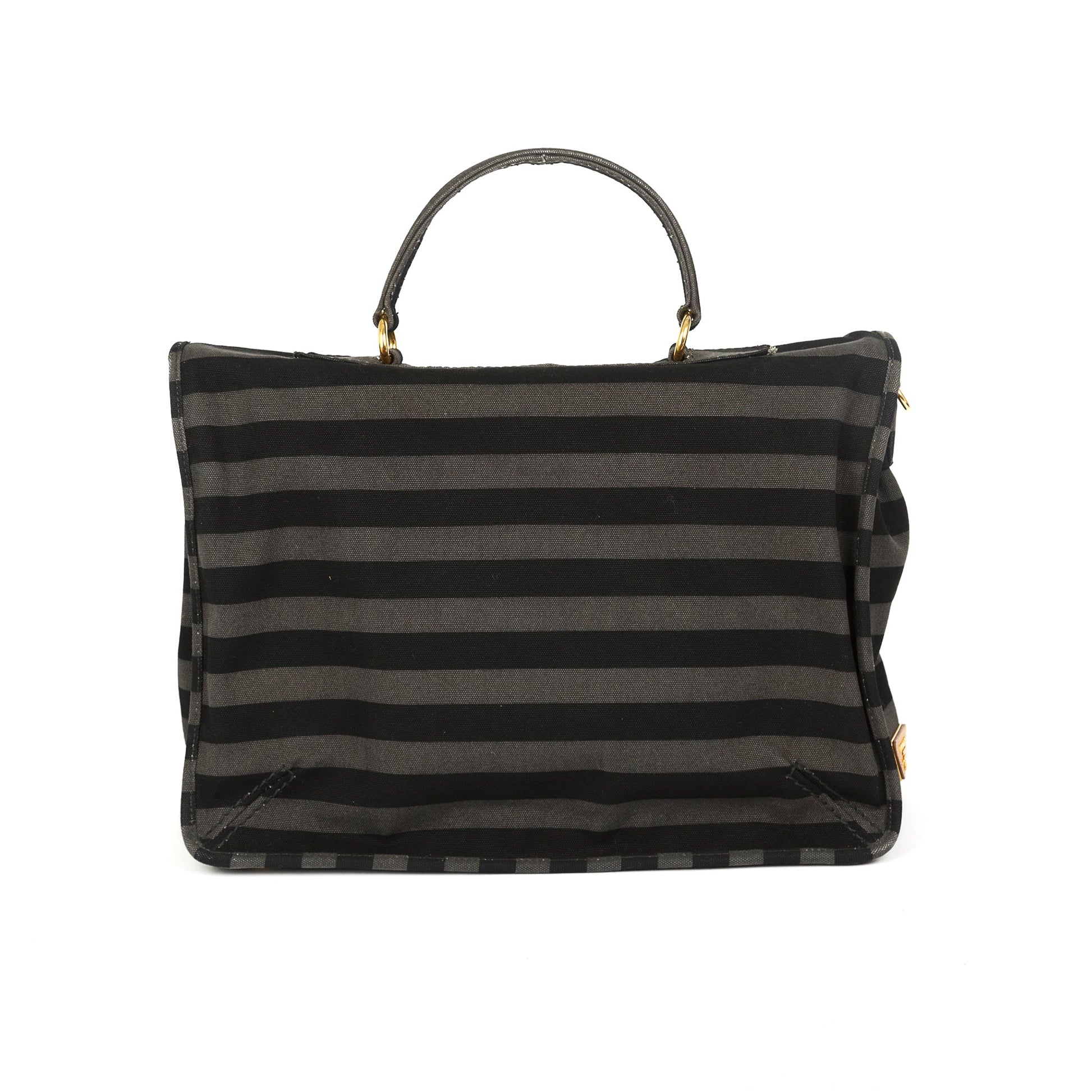 Prada Canapa Stripe Messenger Bag