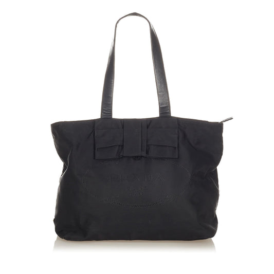 Prada Canapa Tessuto Tote Bag (SHG-31959)