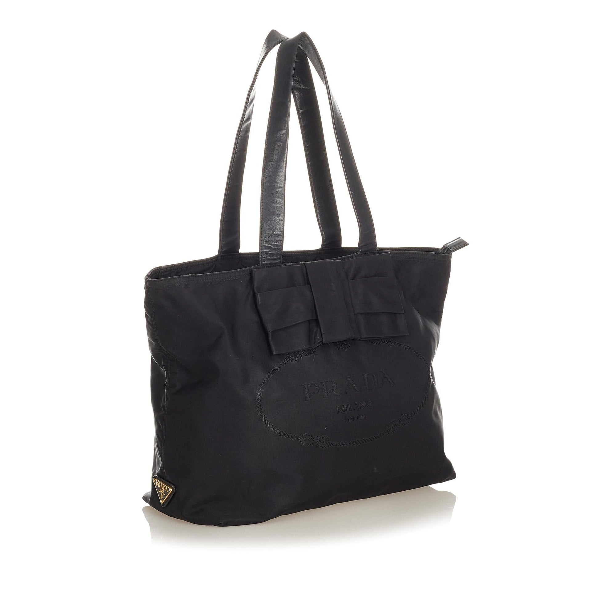 Prada Canapa Tessuto Tote Bag (SHG-31959)