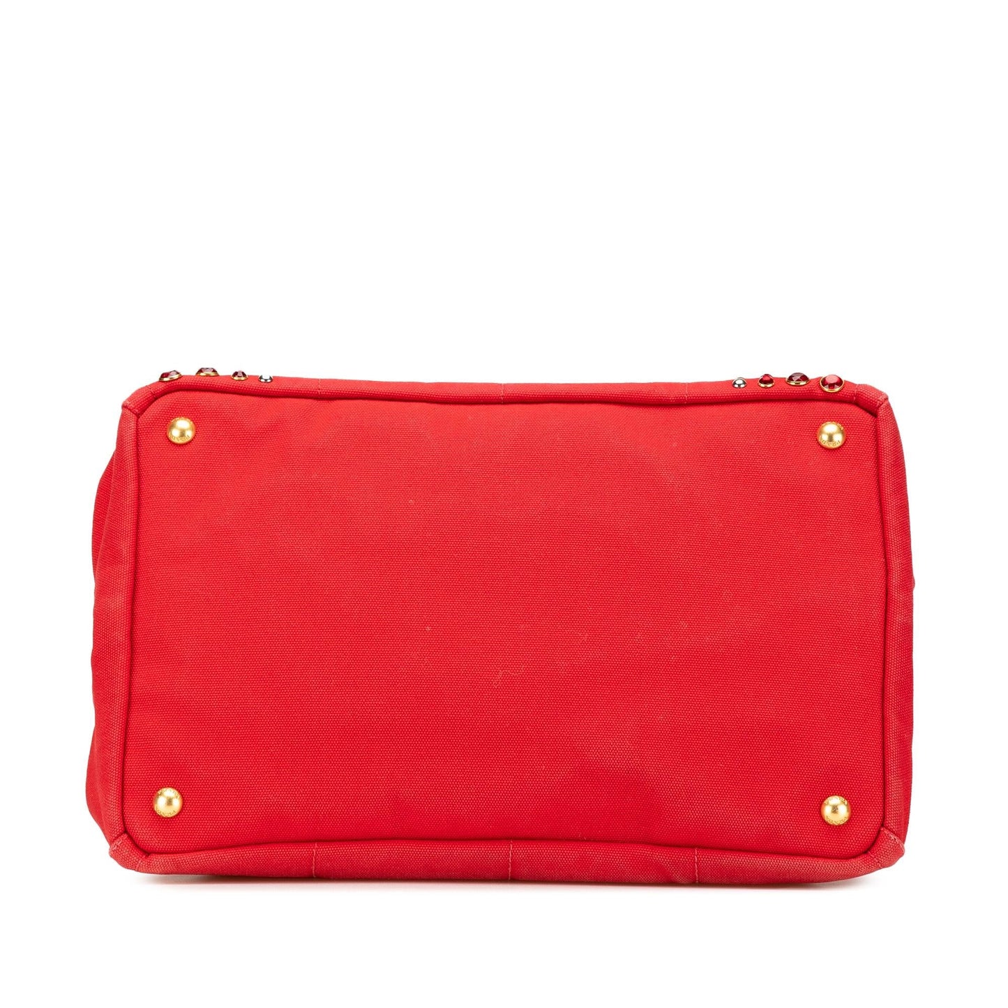 Prada Canvas Canapa Bijoux Satchel