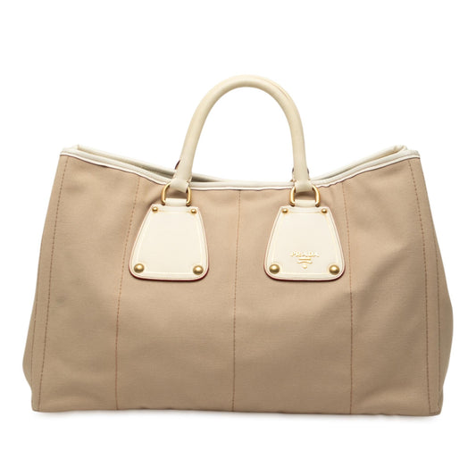 Prada Canvas Canapa Tote