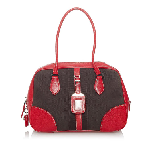 Prada Canvas Handbag (SHG-29782)