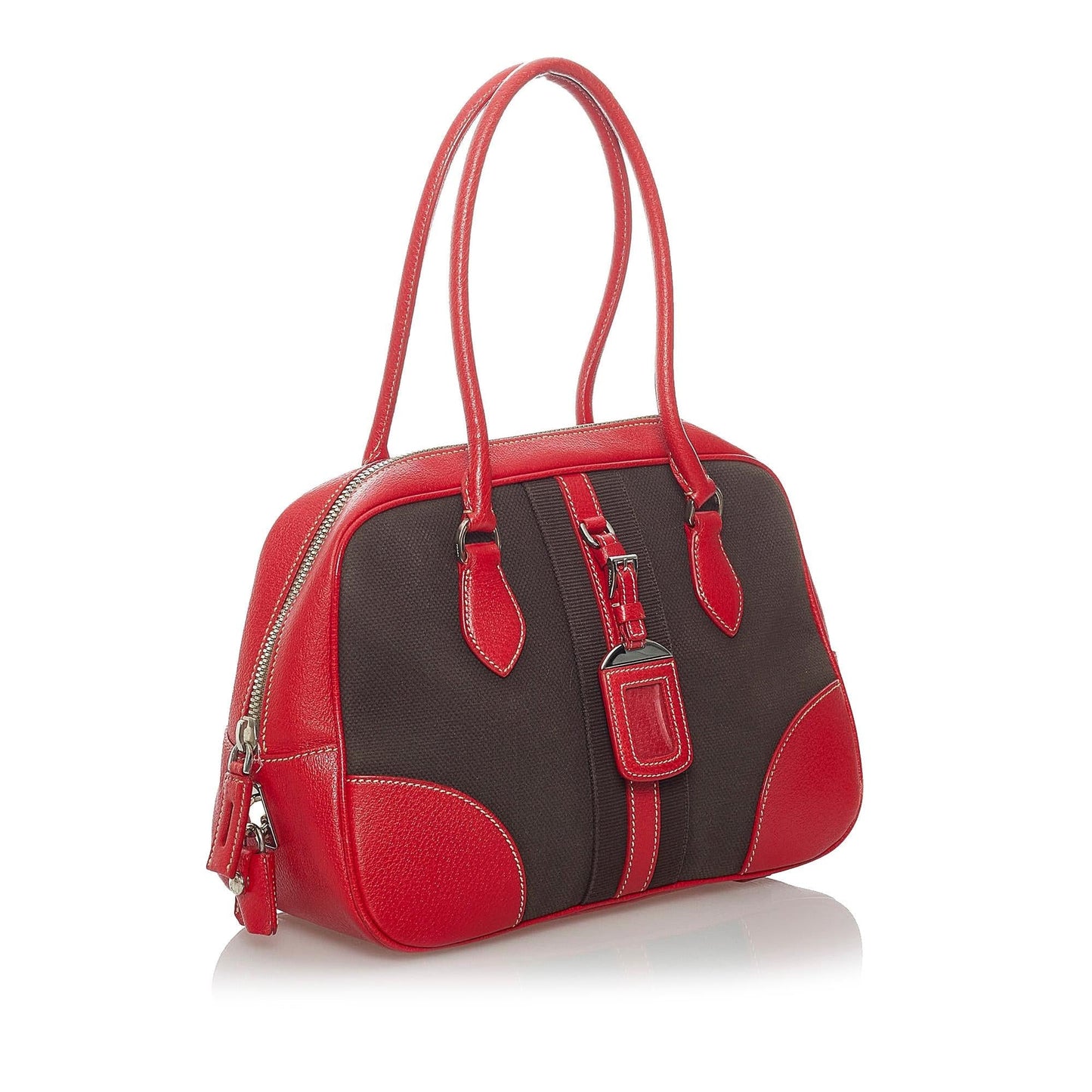 Prada Canvas Handbag (SHG-29782)