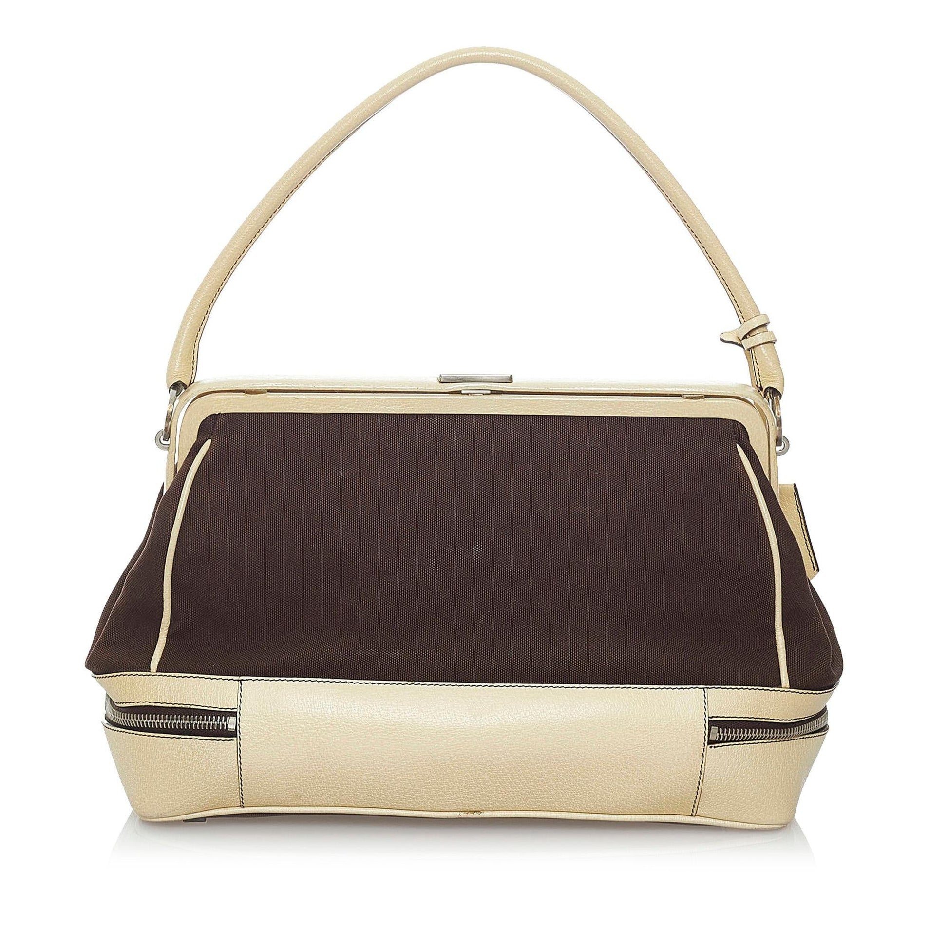 Prada Canvas Handbag (SHG-29857)