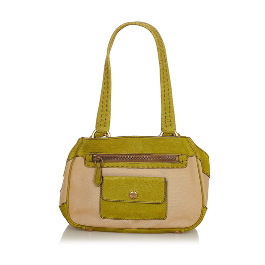 Prada Canvas Shoulder Bag (SHG-31926)