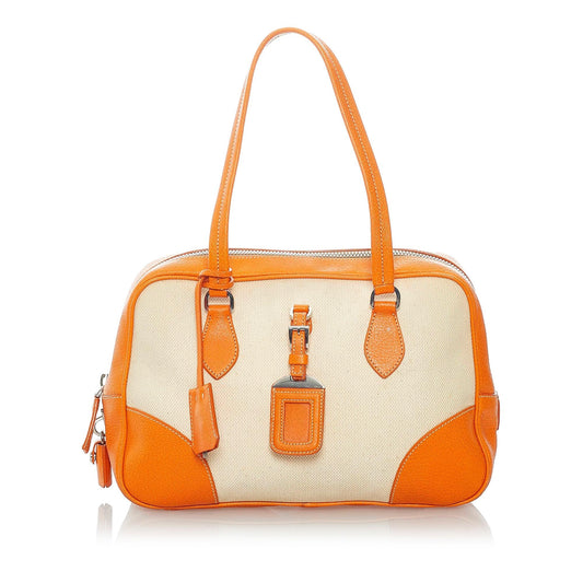 Prada Canvas Shoulder Bag (SHG-32051)