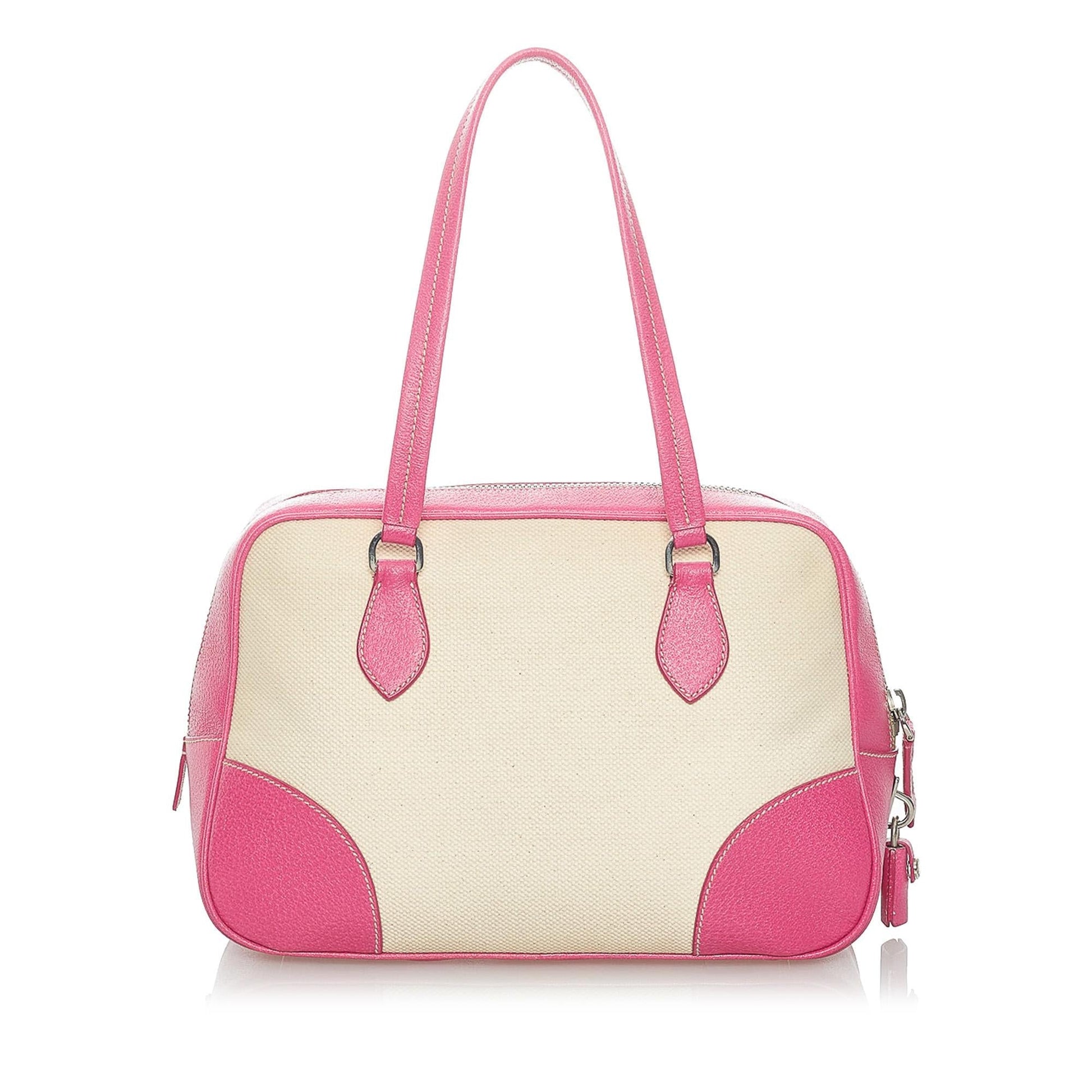 Prada Canvas Shoulder Bag (SHG-32893)