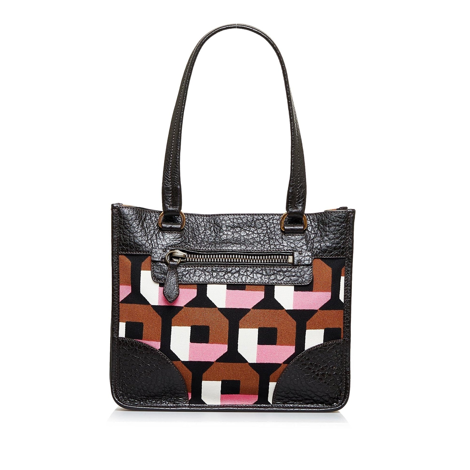 Prada Canvas Shoulder Bag (SHG-FqDrNL)