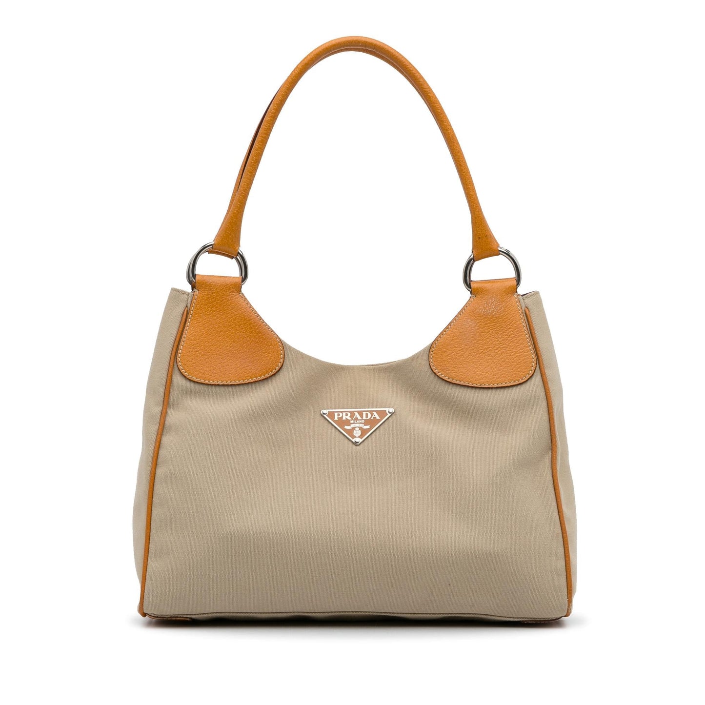 Prada Canvas Shoulder Bag  