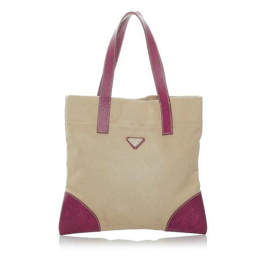 Prada Canvas Tote Bag (SHG-32110)