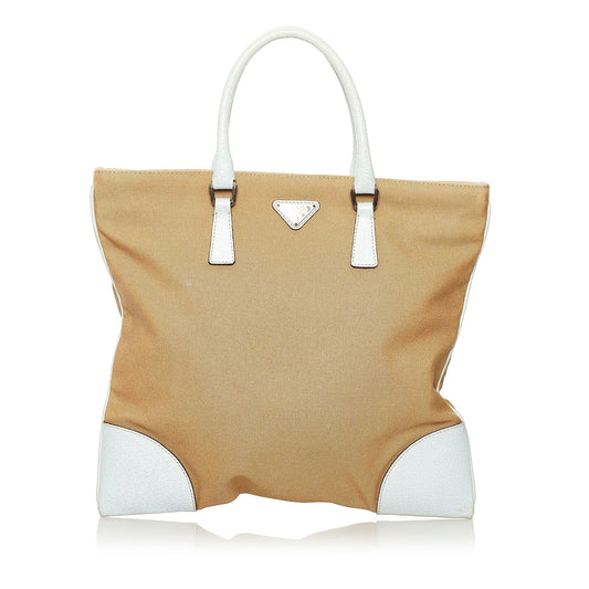 Prada Canvas Tote Bag (SHG-34381)