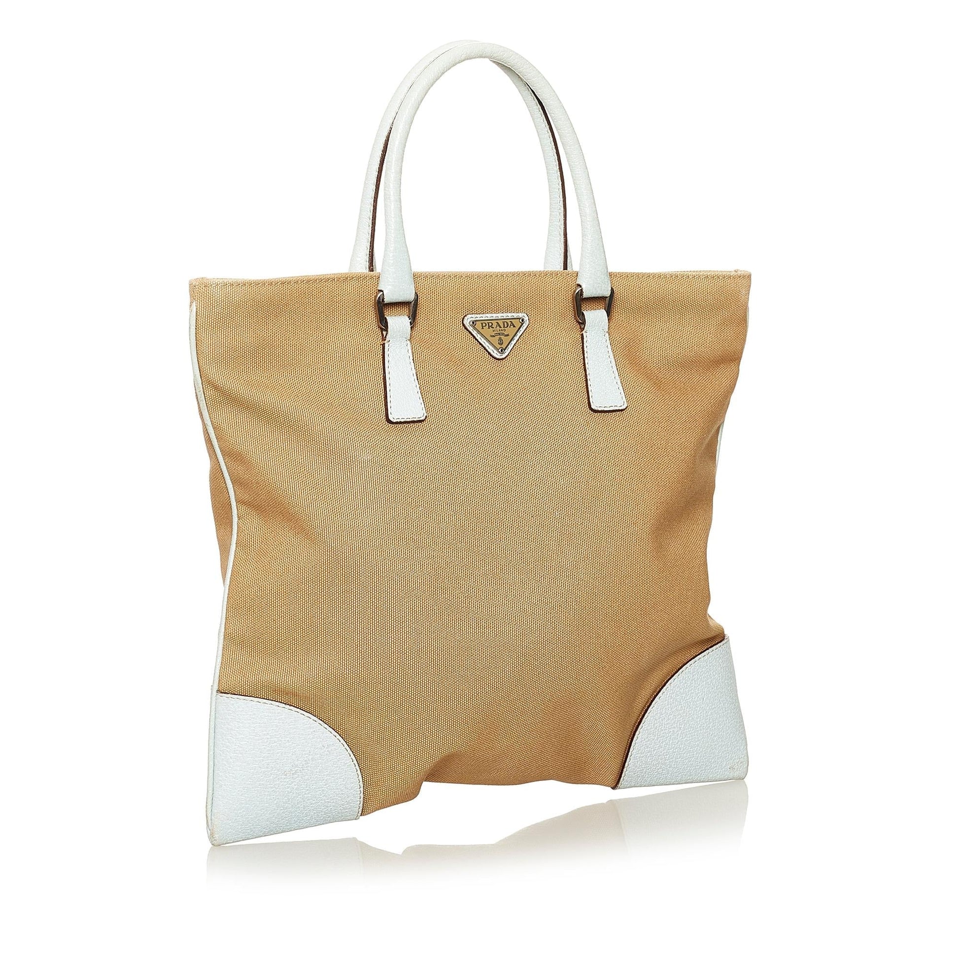 Prada Canvas Tote Bag (SHG-34381)