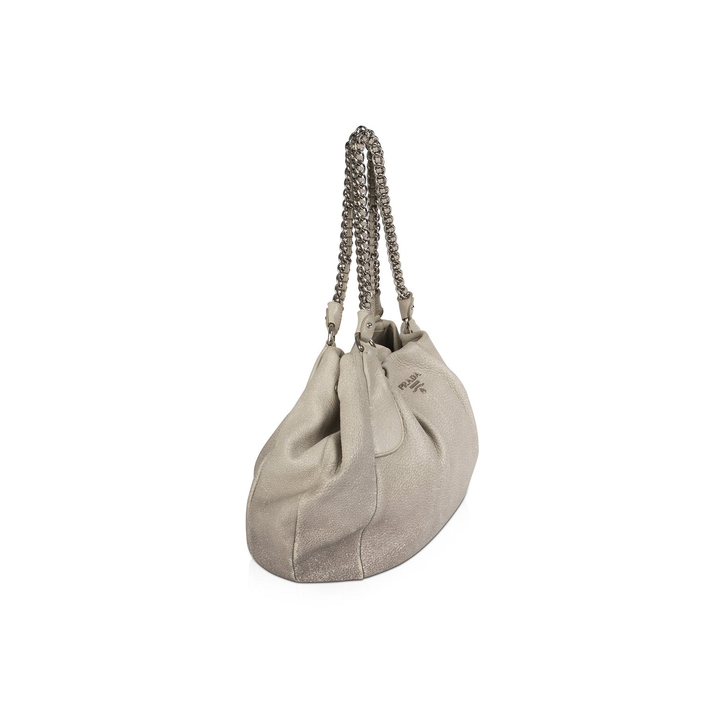 Prada Cervo Lux Chain Hobo
