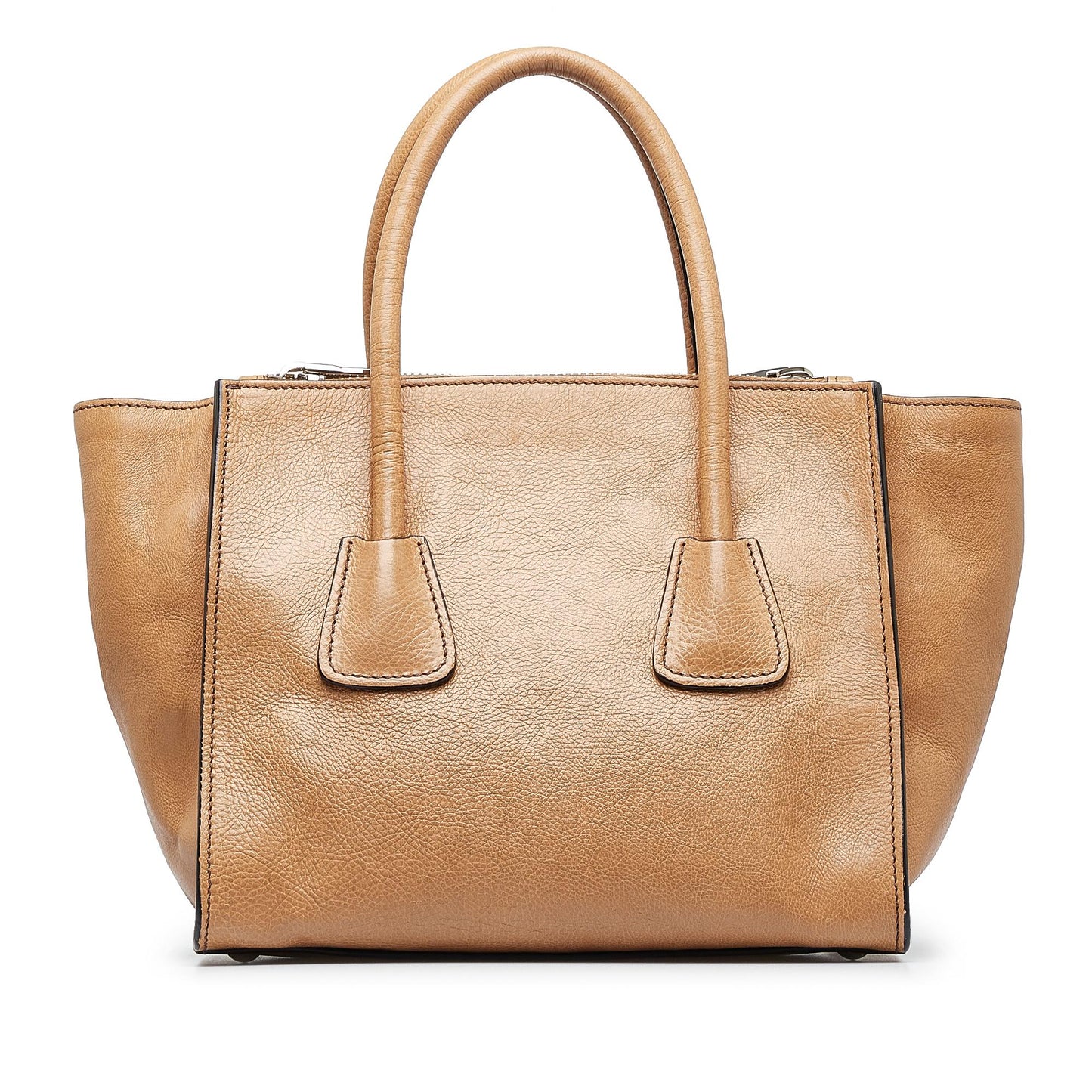 Prada City Calf Double Zip Tote  