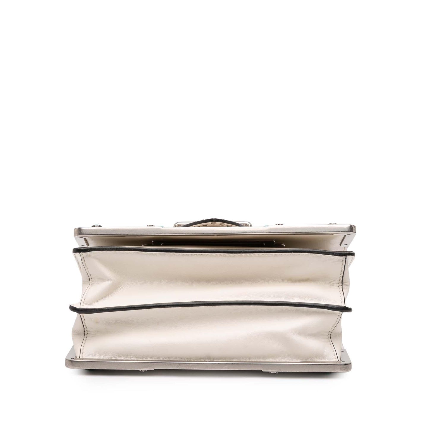 Prada City Calf Studded Folk Cahier Crossbody