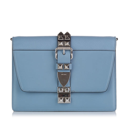 Prada City Calf & Saffiano Elektra Crossbody Bag (SHG-35849)