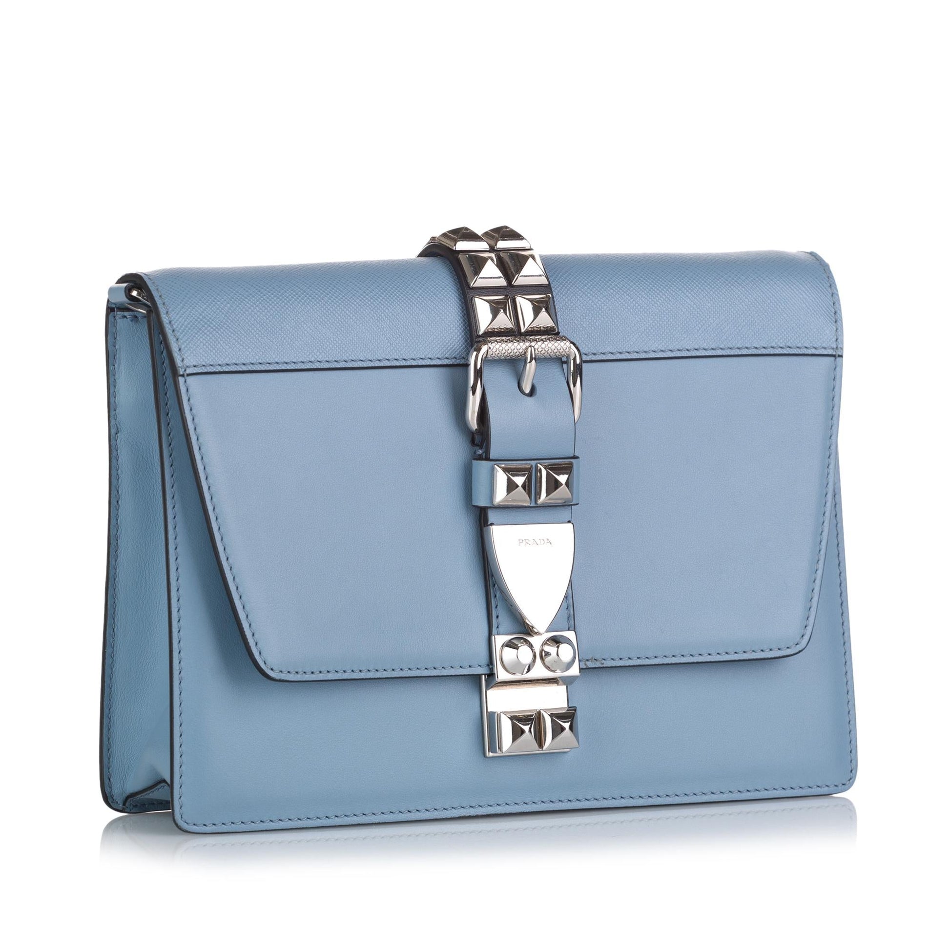 Prada City Calf & Saffiano Elektra Crossbody Bag (SHG-35849)