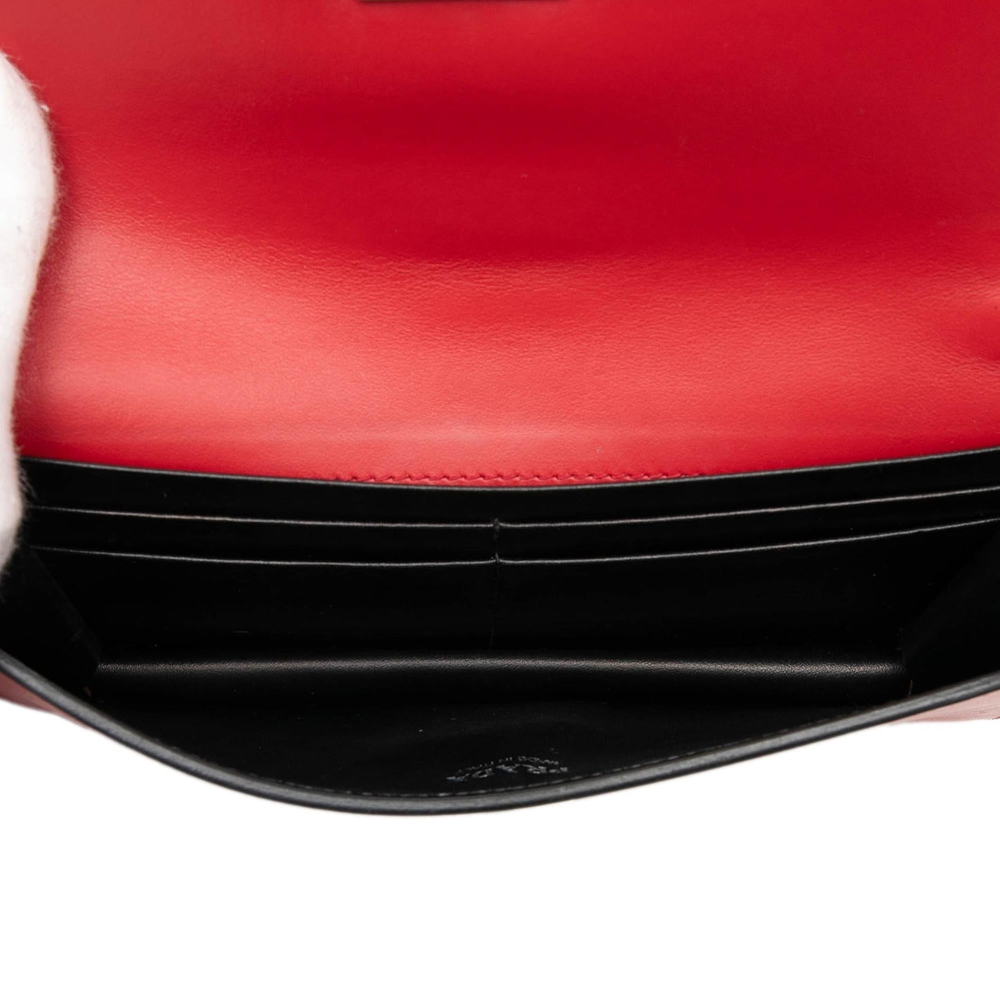 Prada City Calfskin Studded Elektra Clutch with Chain