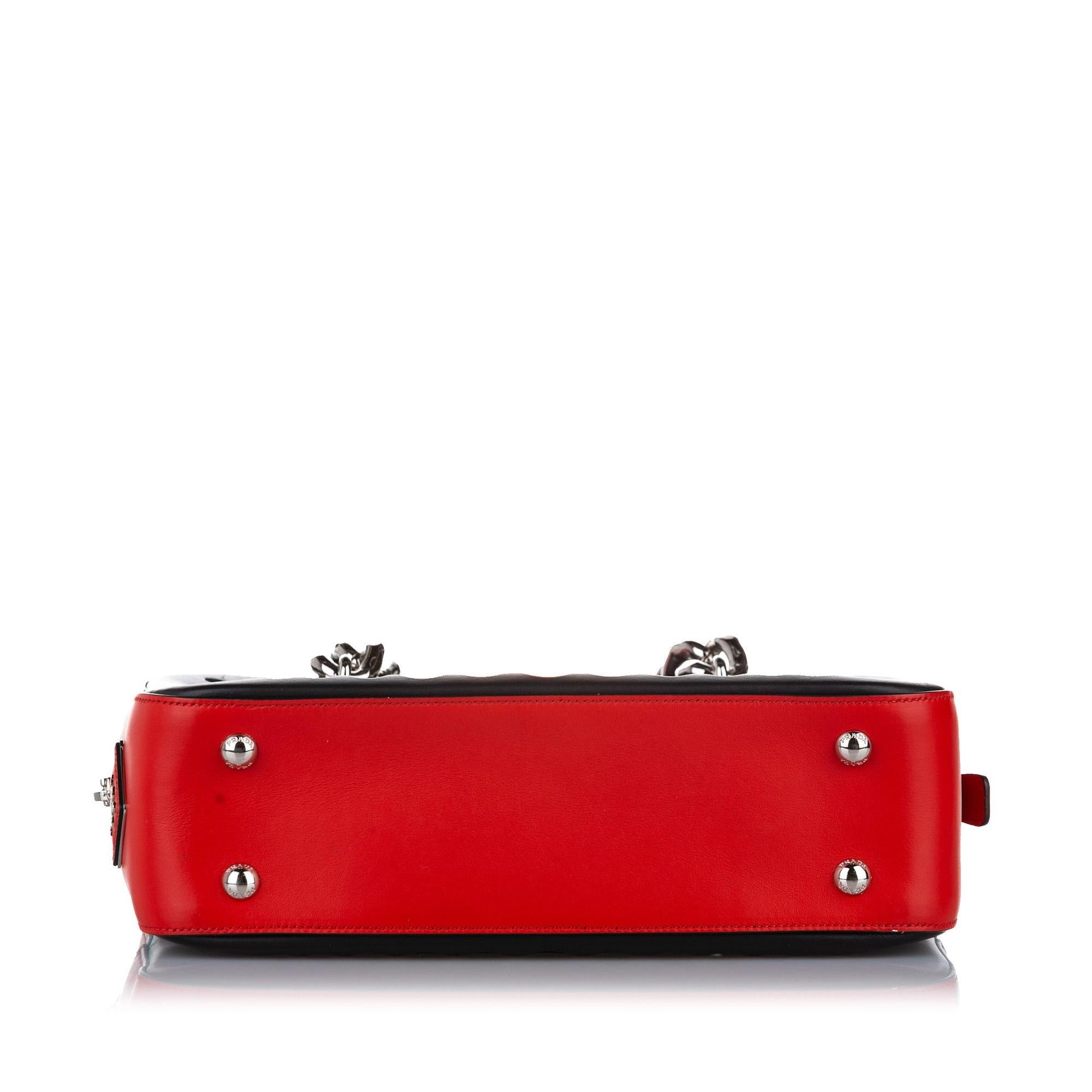 Prada City Fori Perforated Handbag (SHG-32105)
