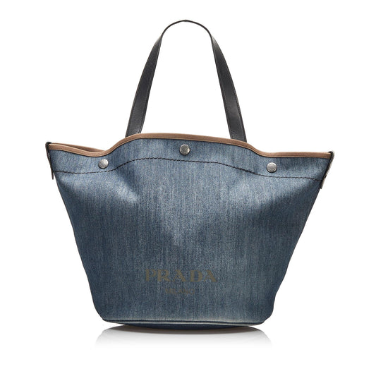Prada Denim Satchel (SHG-HHLdAg)