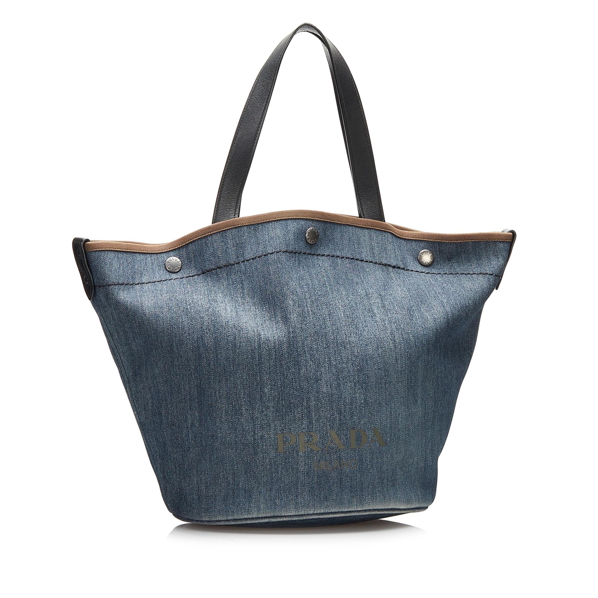 Prada Denim Satchel (SHG-HHLdAg)