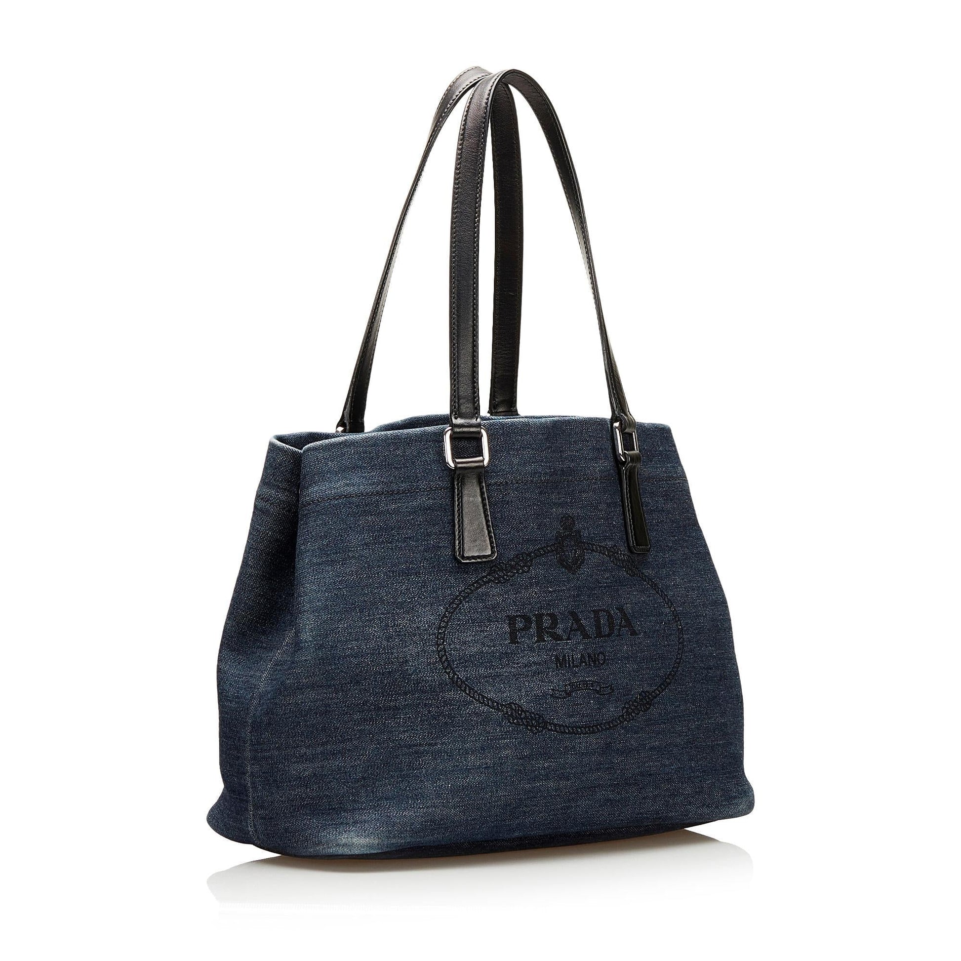 Prada Denim Tote (SHG-36836)