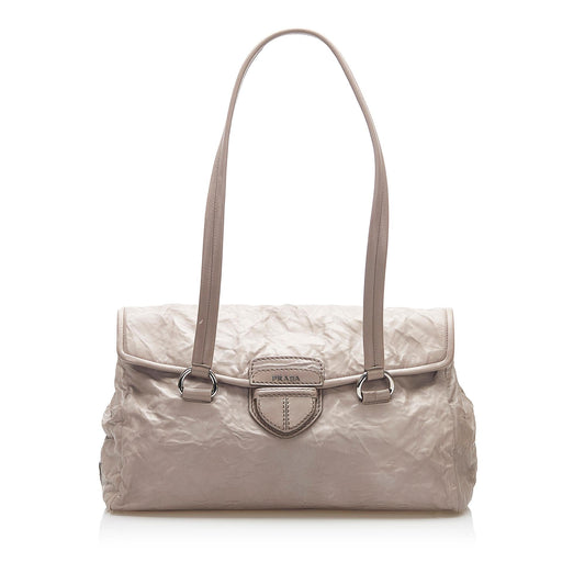 Prada Easy Leather Shoulder Bag (SHG-31706)