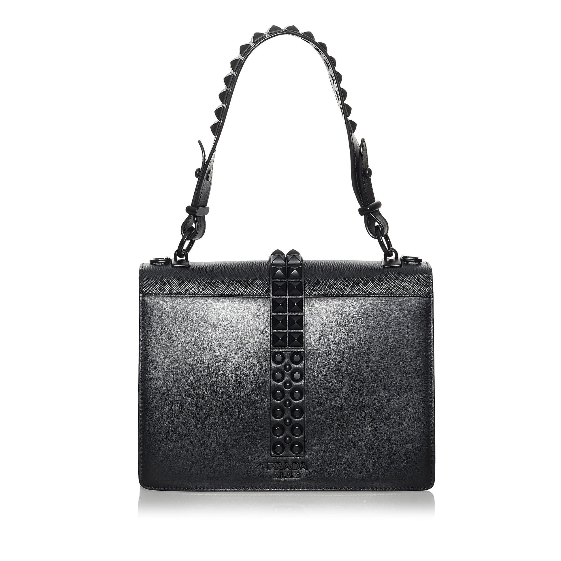 Prada Elektra Leather Satchel (SHG-28271)