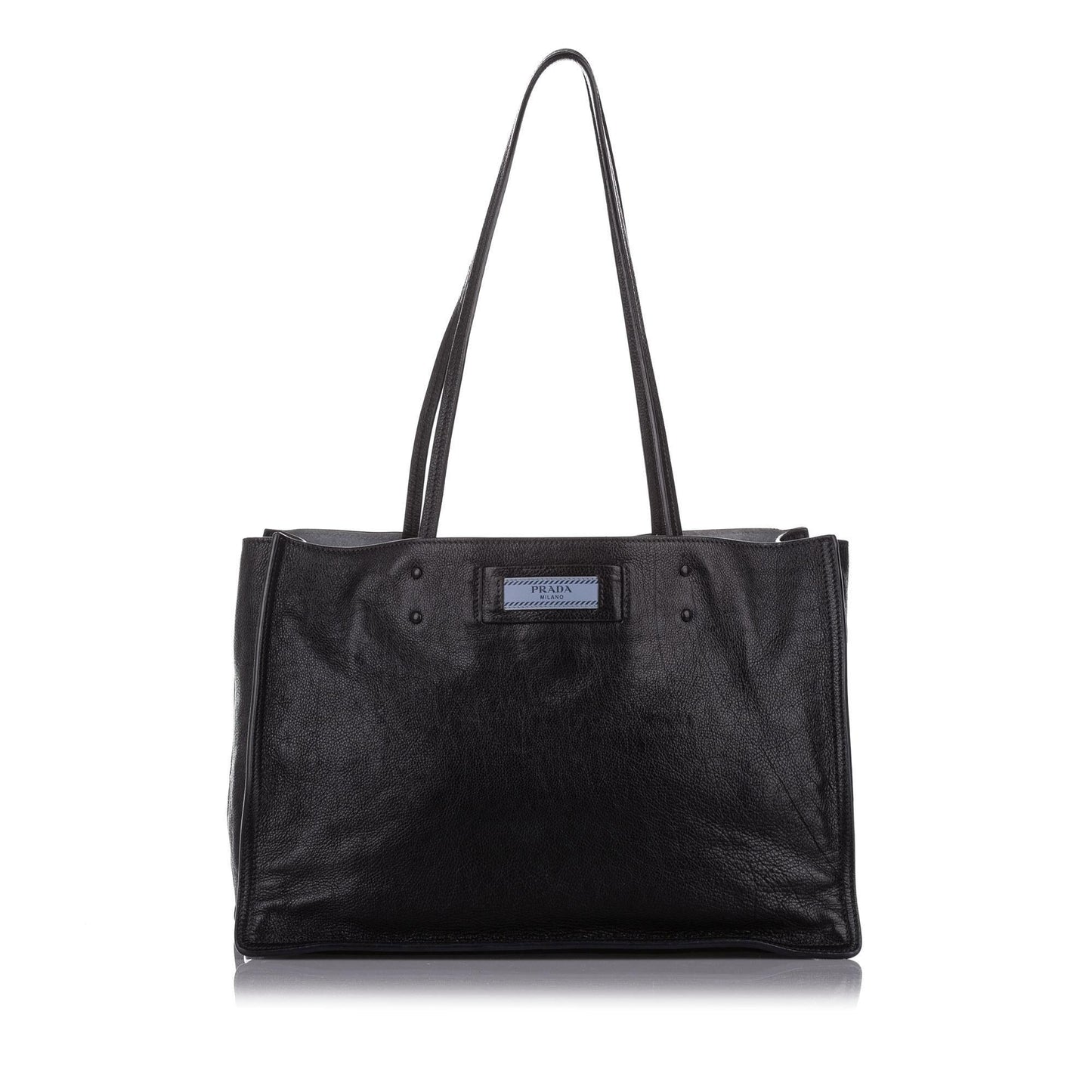 Prada Etiquette Leather Tote Bag  