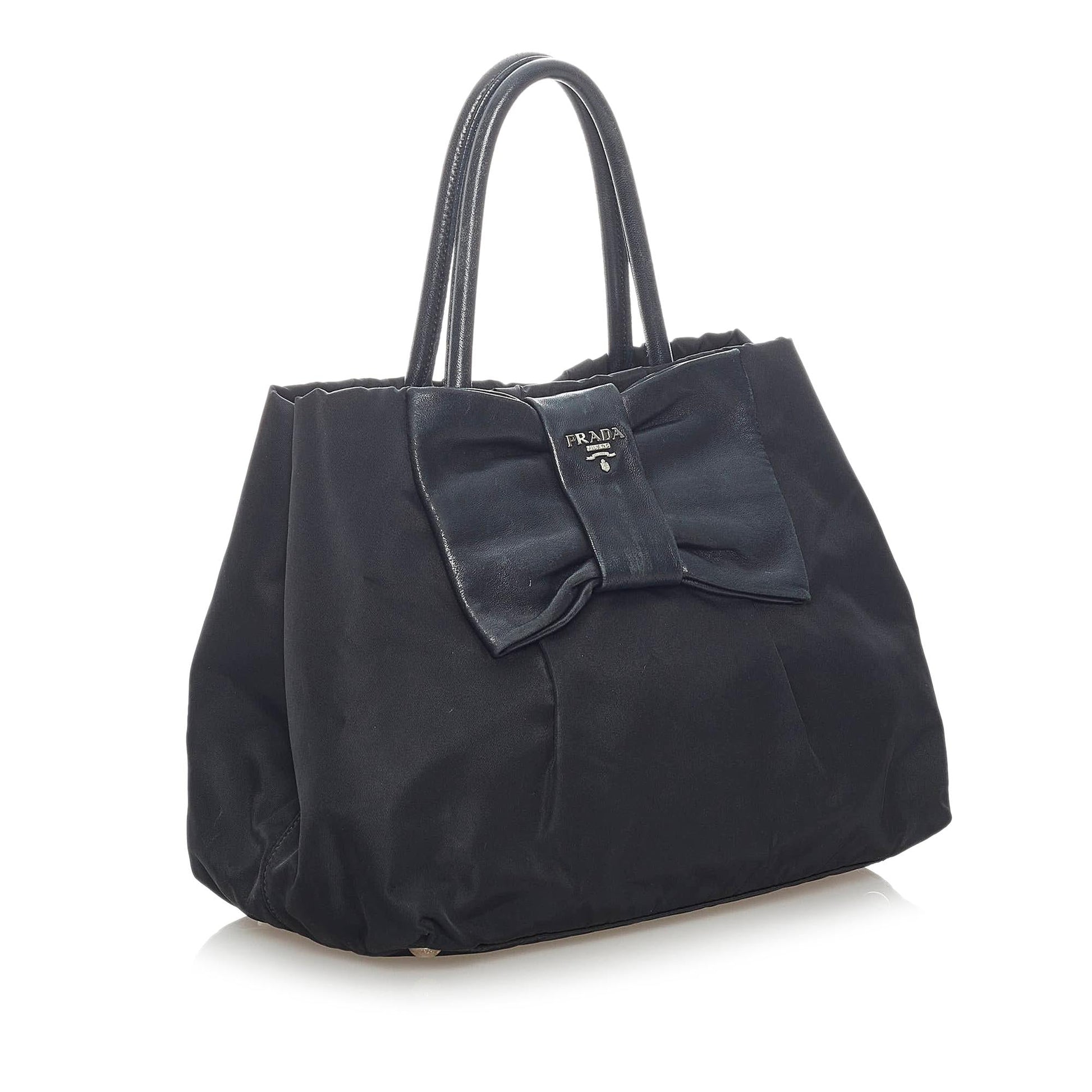 Prada Fiocco Bow Handbag (SHG-3LnXo2)