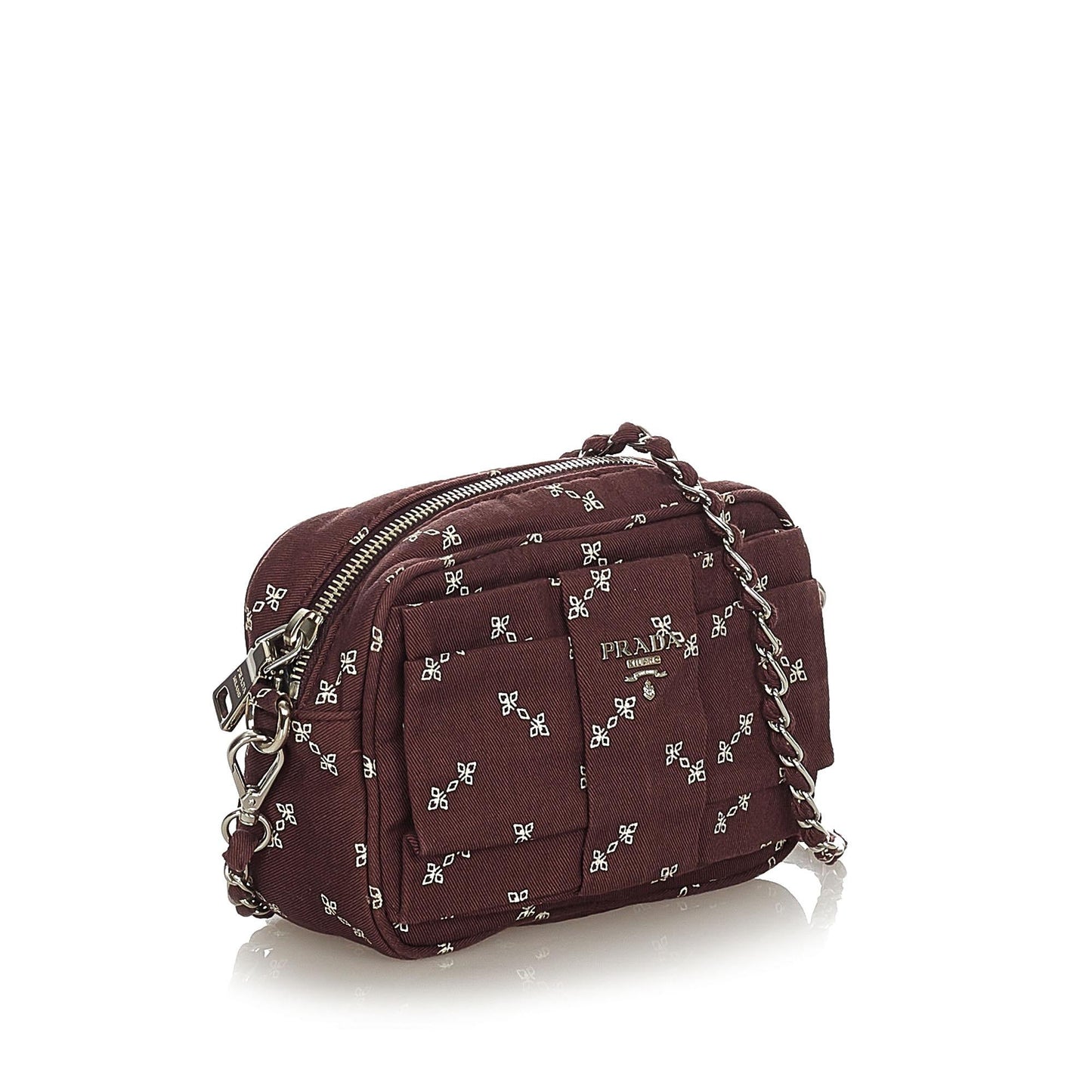 Prada Fiocco Bow Tessuto Crossbody Bag (SHG-21792)