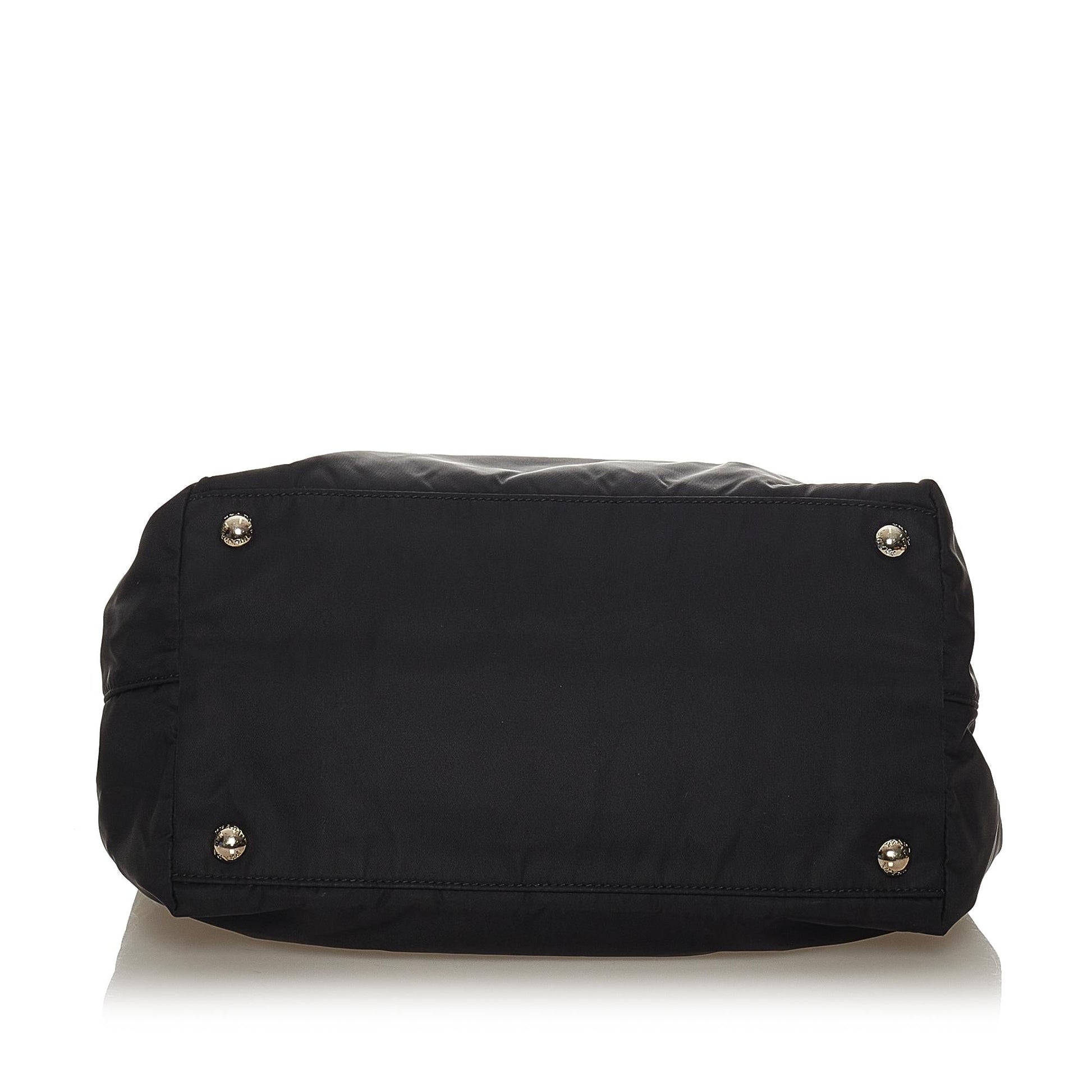 Prada Fiocco Bow Tessuto Tote Bag (SHG-27197)
