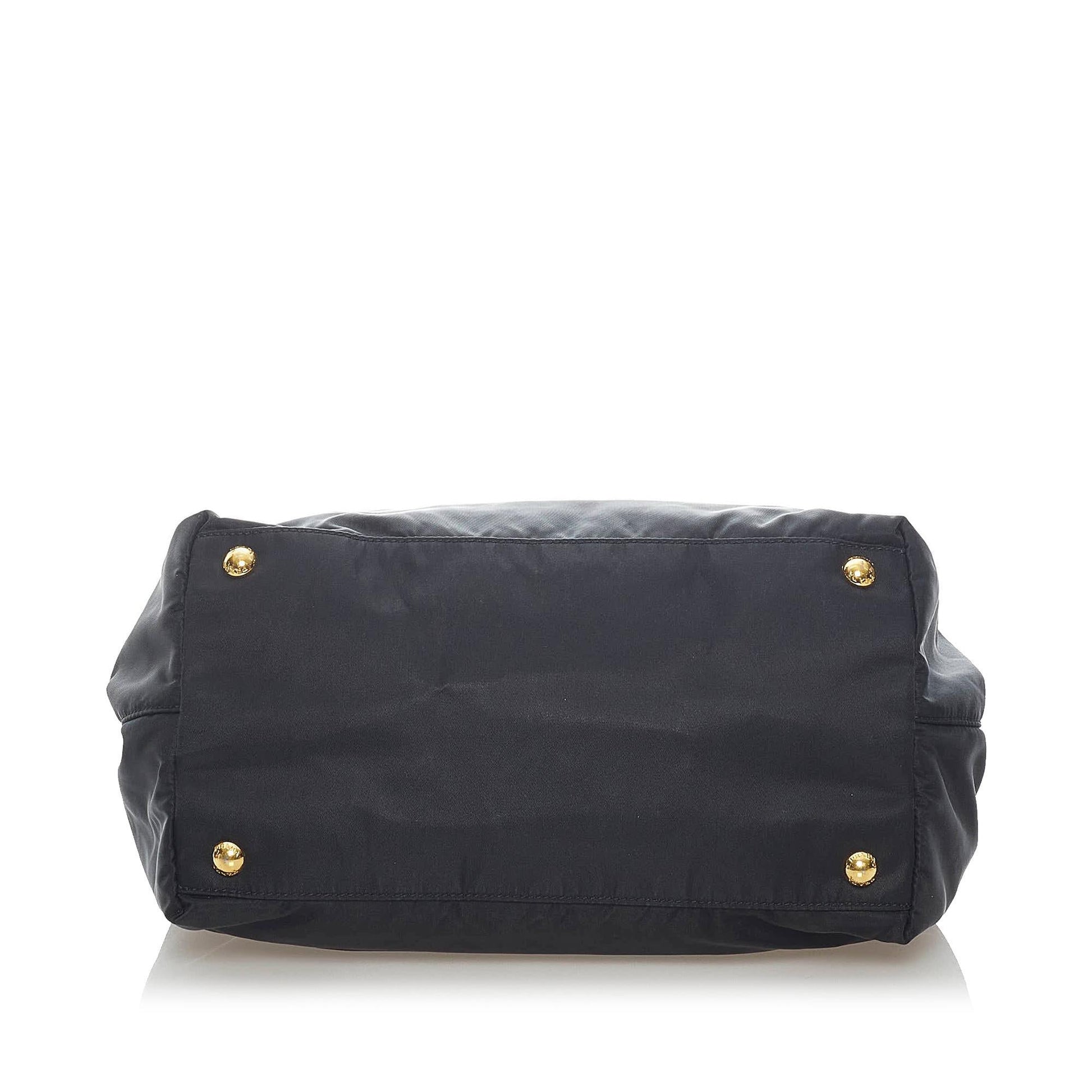 Prada Fiocco Bow Tessuto Tote Bag (SHG-33148)