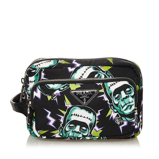 Prada Frankenstein Harness Belt Bag Printed Tessuto (SHG-35030)