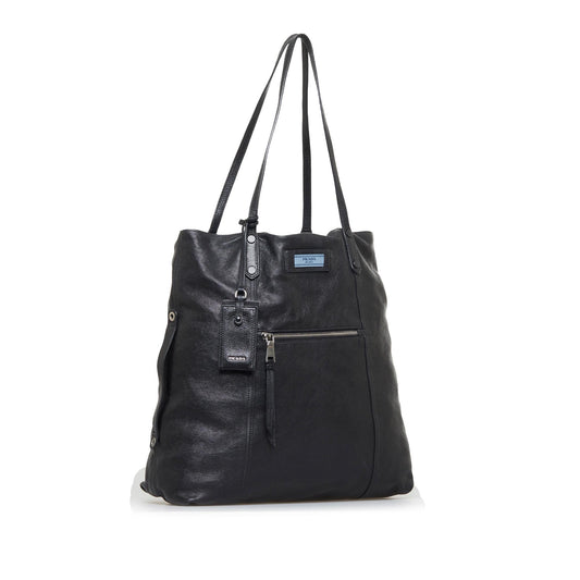 Prada Glace Calf Etiquette (SHG-rbLQnv) Luxury Handbag