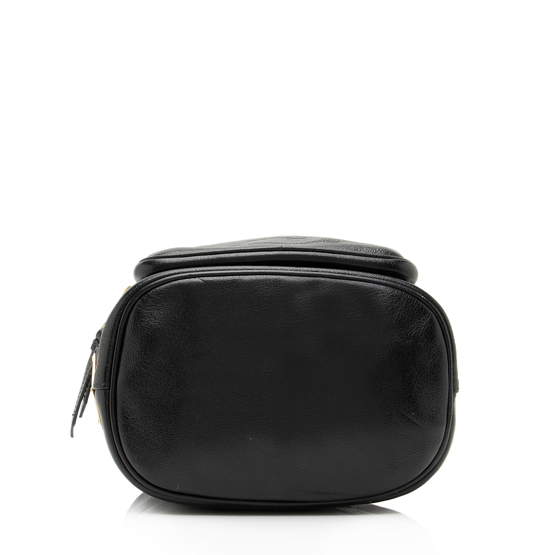 Prada Glace Calf Logo Secchiello Mini Bucket Bag (SHF-23357)