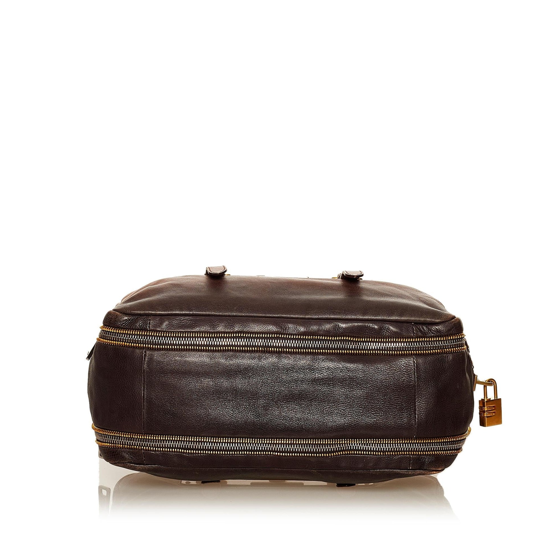 Prada Glace Calf Ombre Leather Handbag (SHG-29524)