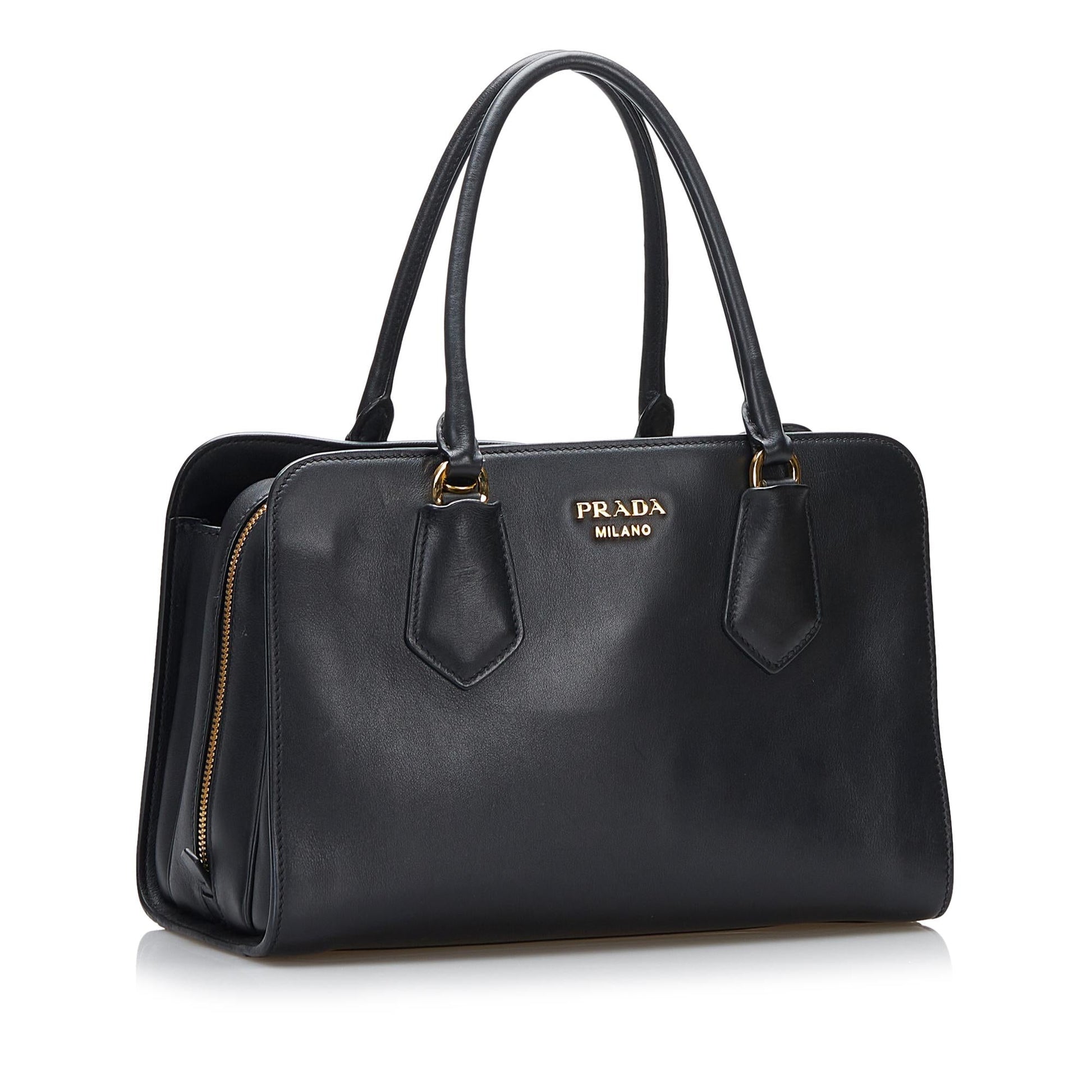 Prada Glace Calf Satchel (SHG-I9vS9B)