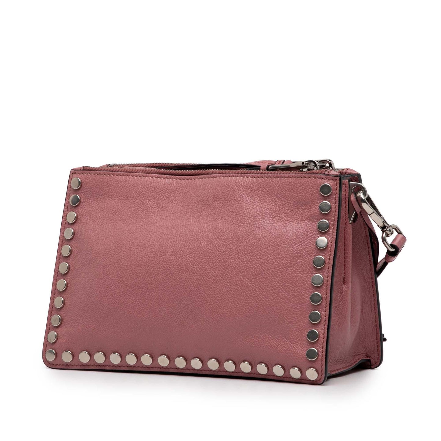 Prada Glace Calf Studded Etiquette Crossbody