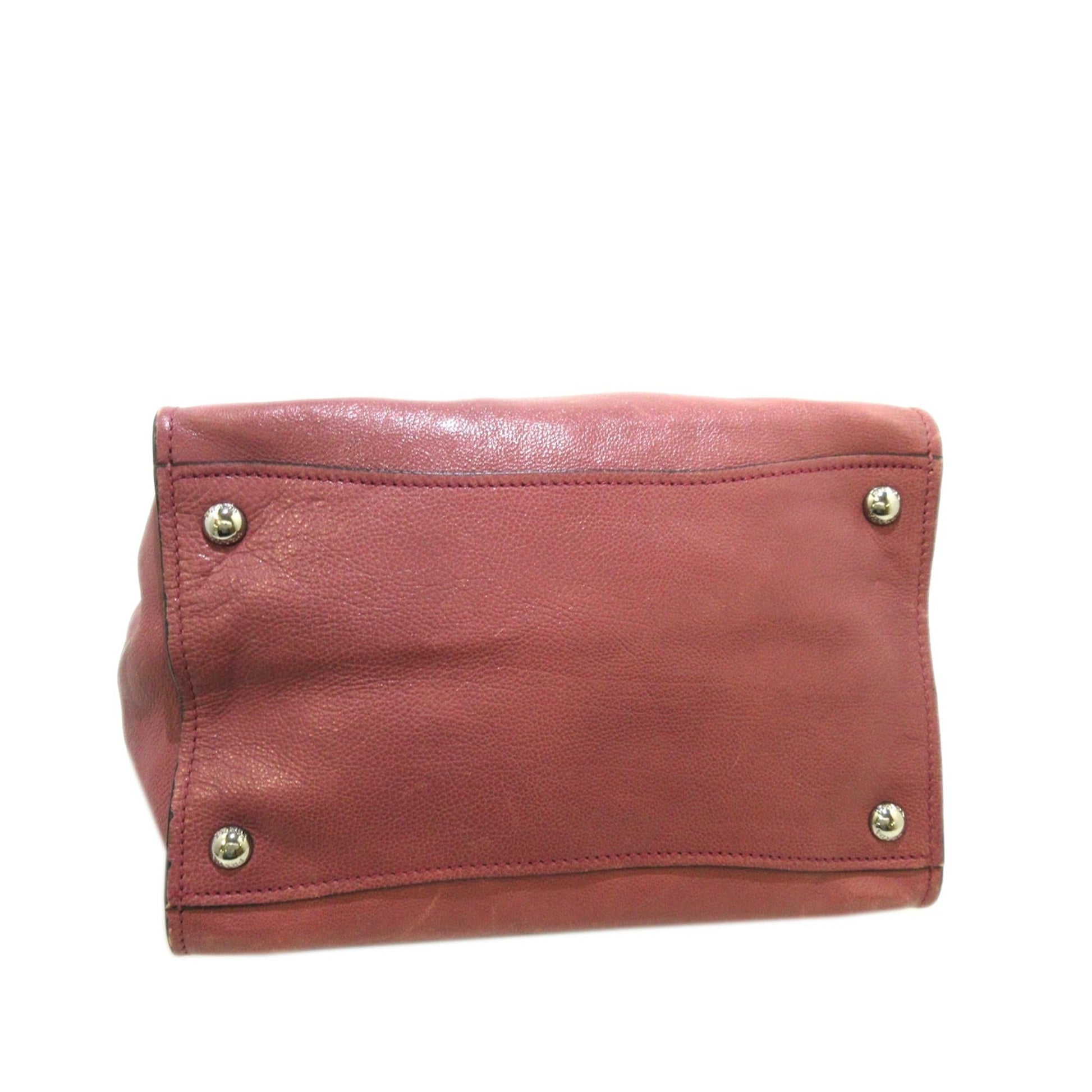 Prada Glace Calf Twin Pocket Leather Handbag (SHG-37594)