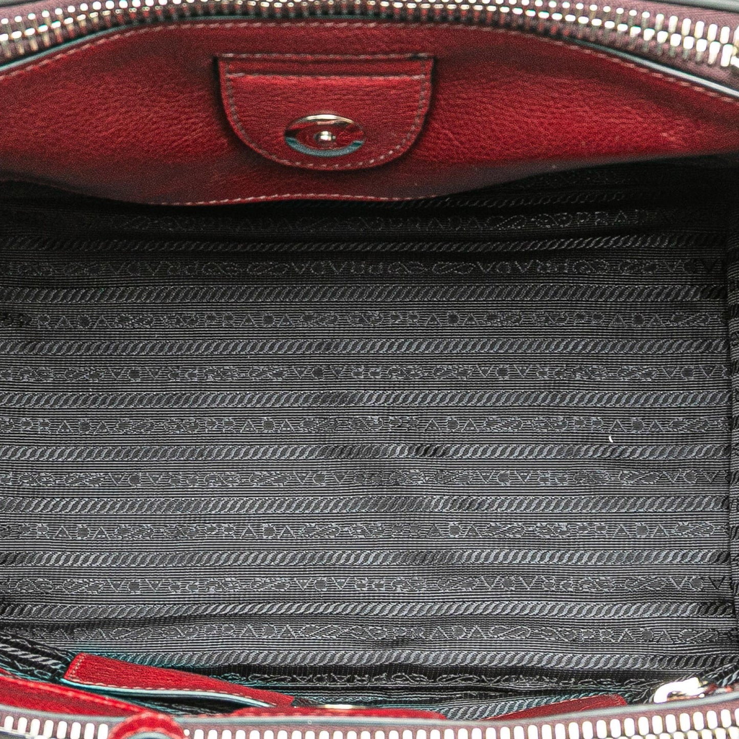 Prada Glace Calf Twin Pocket Satchel