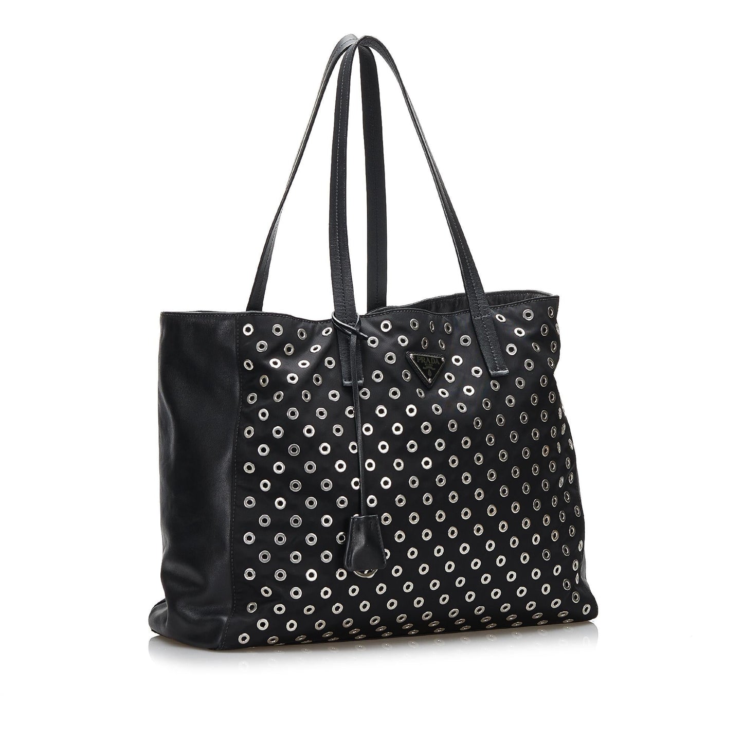 Prada Grommet Tessuto Tote (SHG-HPEKAR)