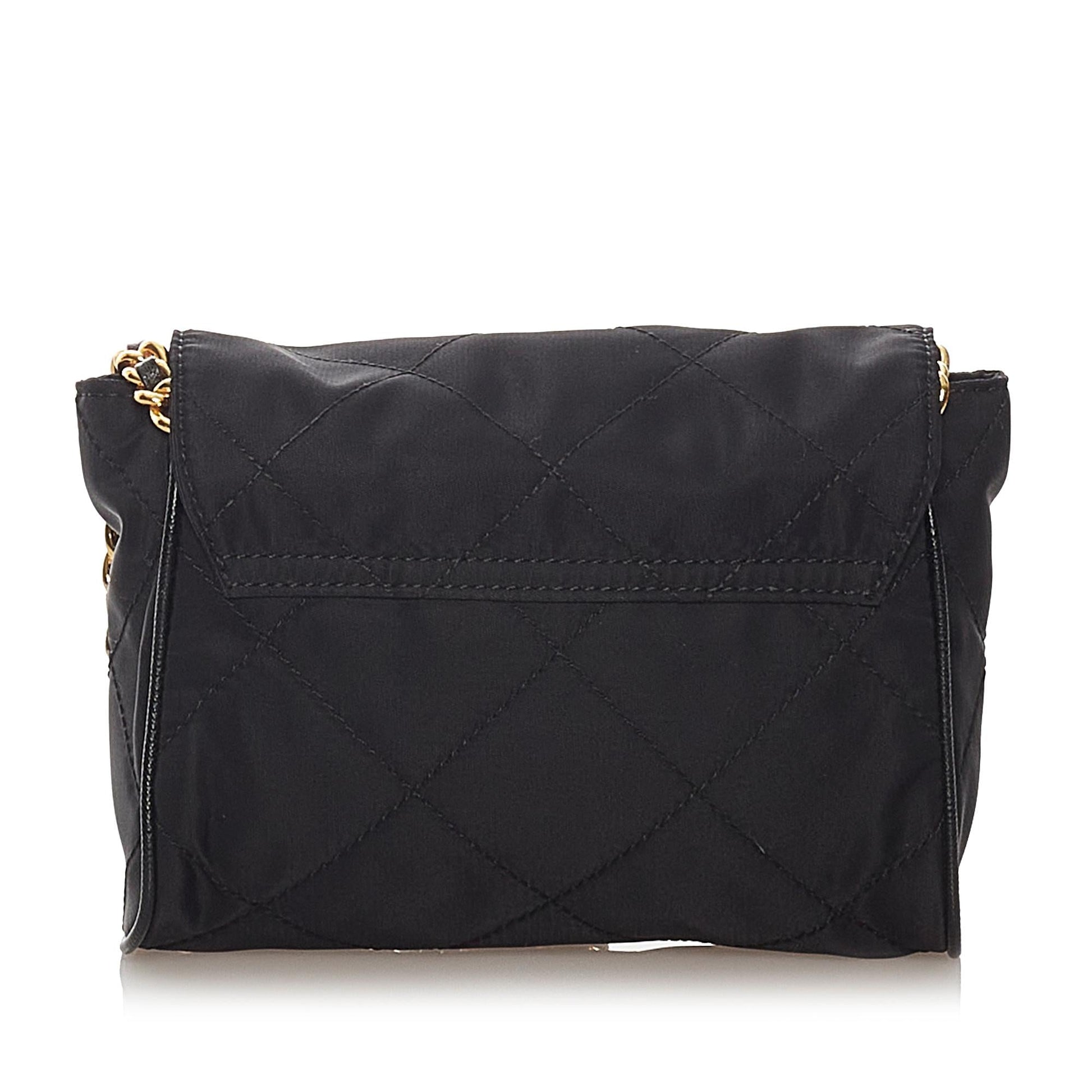 Prada Impuntu Tessuto Chain Crossbody Bag (SHG-27625)