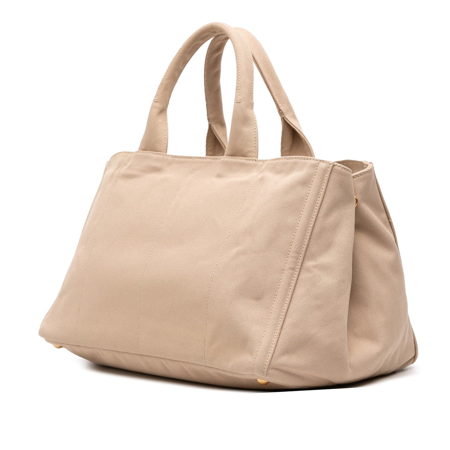 Prada Large Canvas Canapa Bijoux Satchel