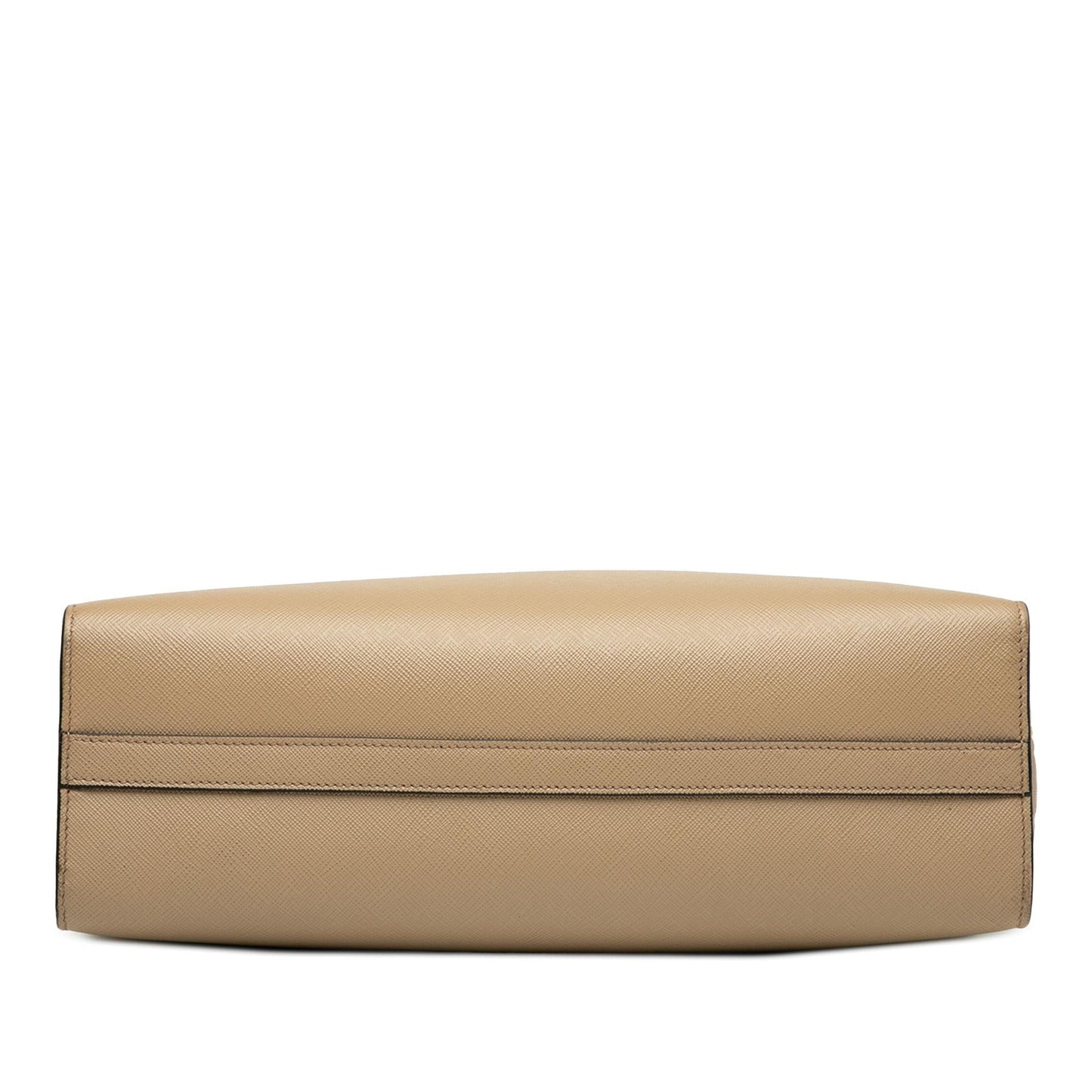 Prada Large Saffiano Lux Embossed Logo Convertible Tote