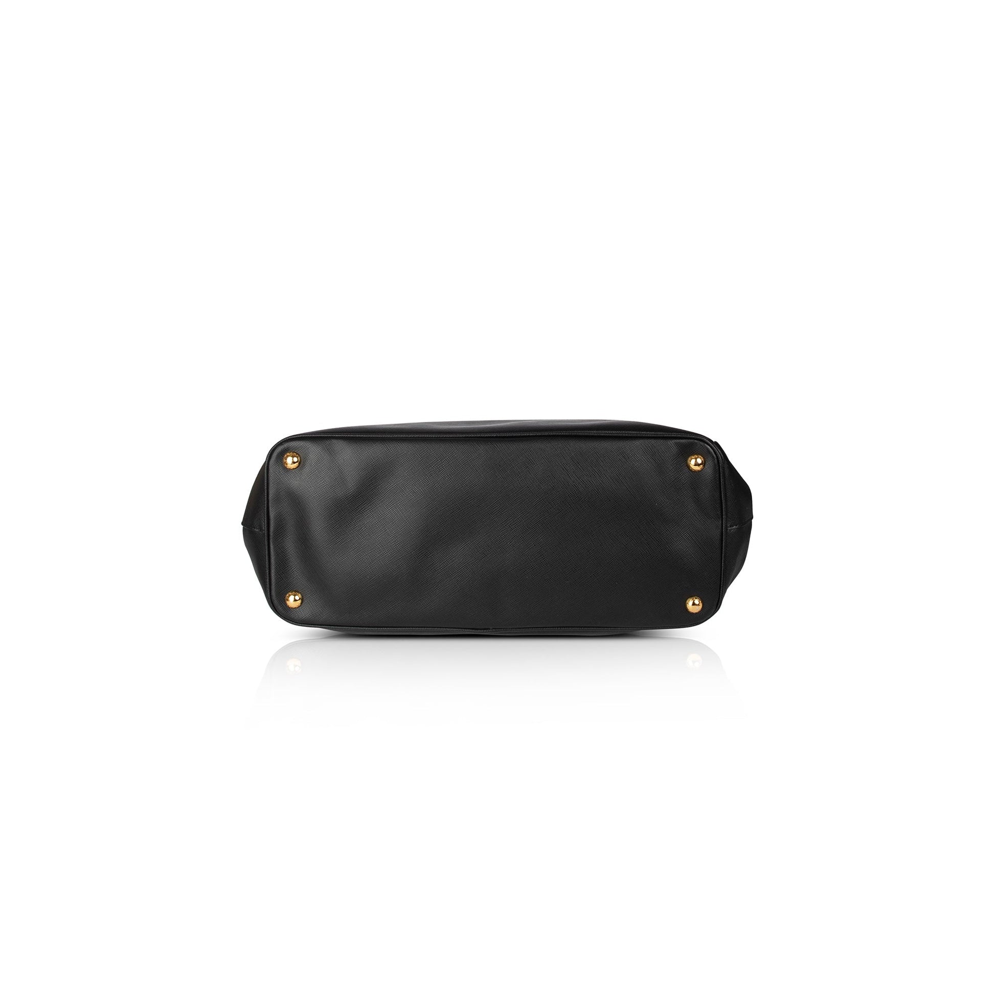 Prada Large Saffiano Lux Galleria Double Zip Tote