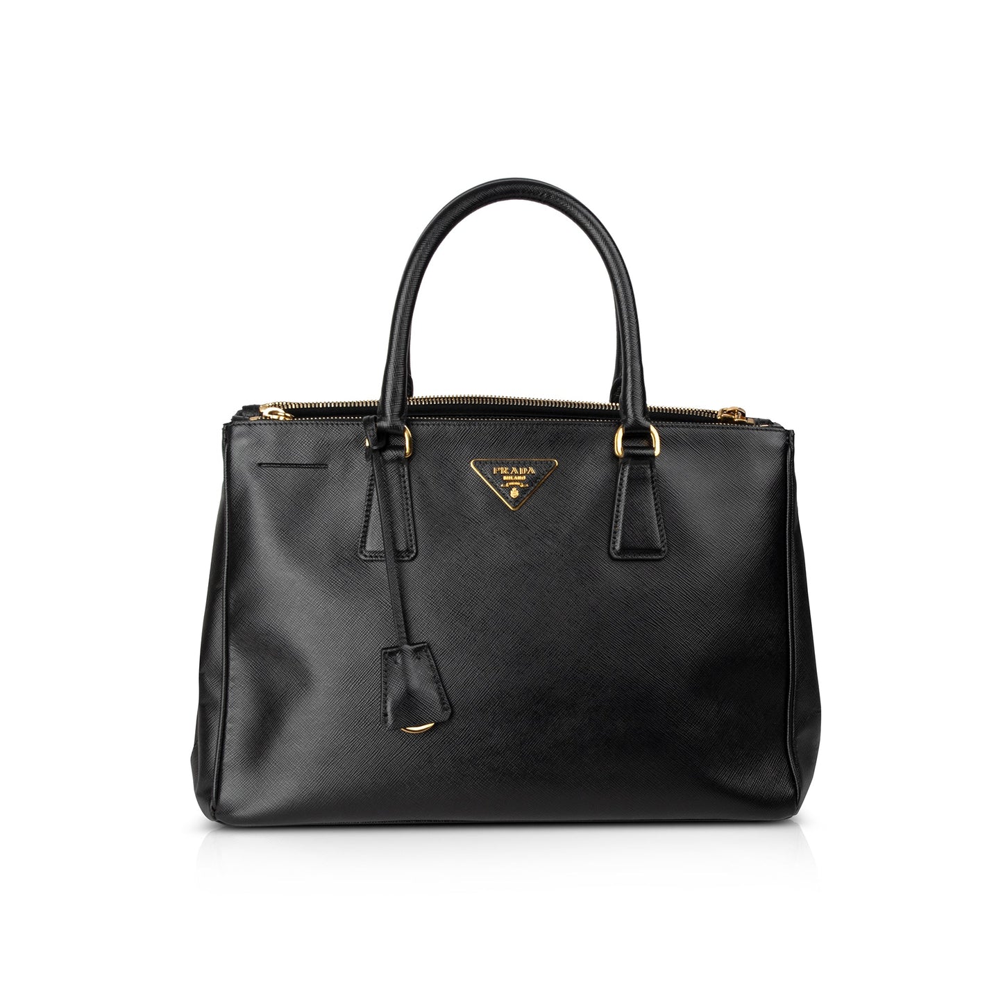 Prada Large Saffiano Lux Galleria Double Zip Tote