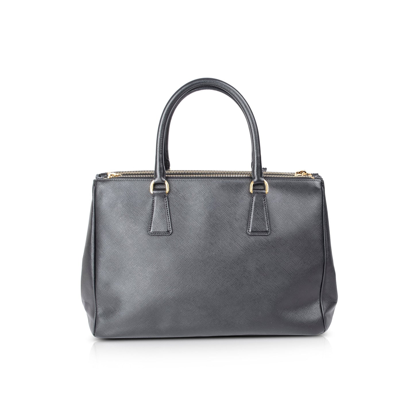 Prada Large Saffiano Lux Galleria Double Zip Tote
