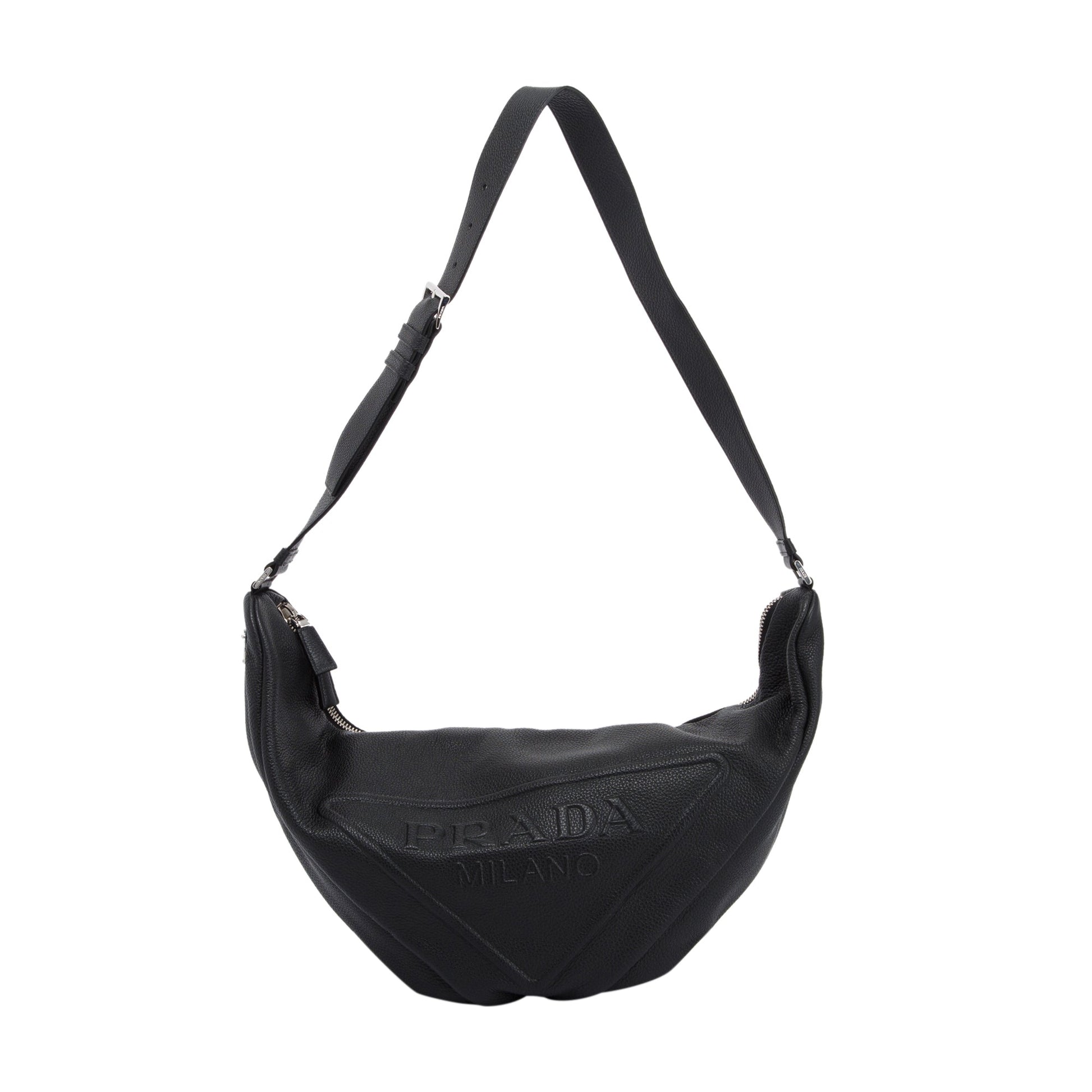 Prada Large Vitello Daino Leather Triangle Bag